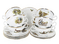 Бульонная пара 360 мл Бернадотт, Охота, 1 пара