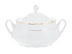 Супница 2300 мл Констанция, Отводка золото